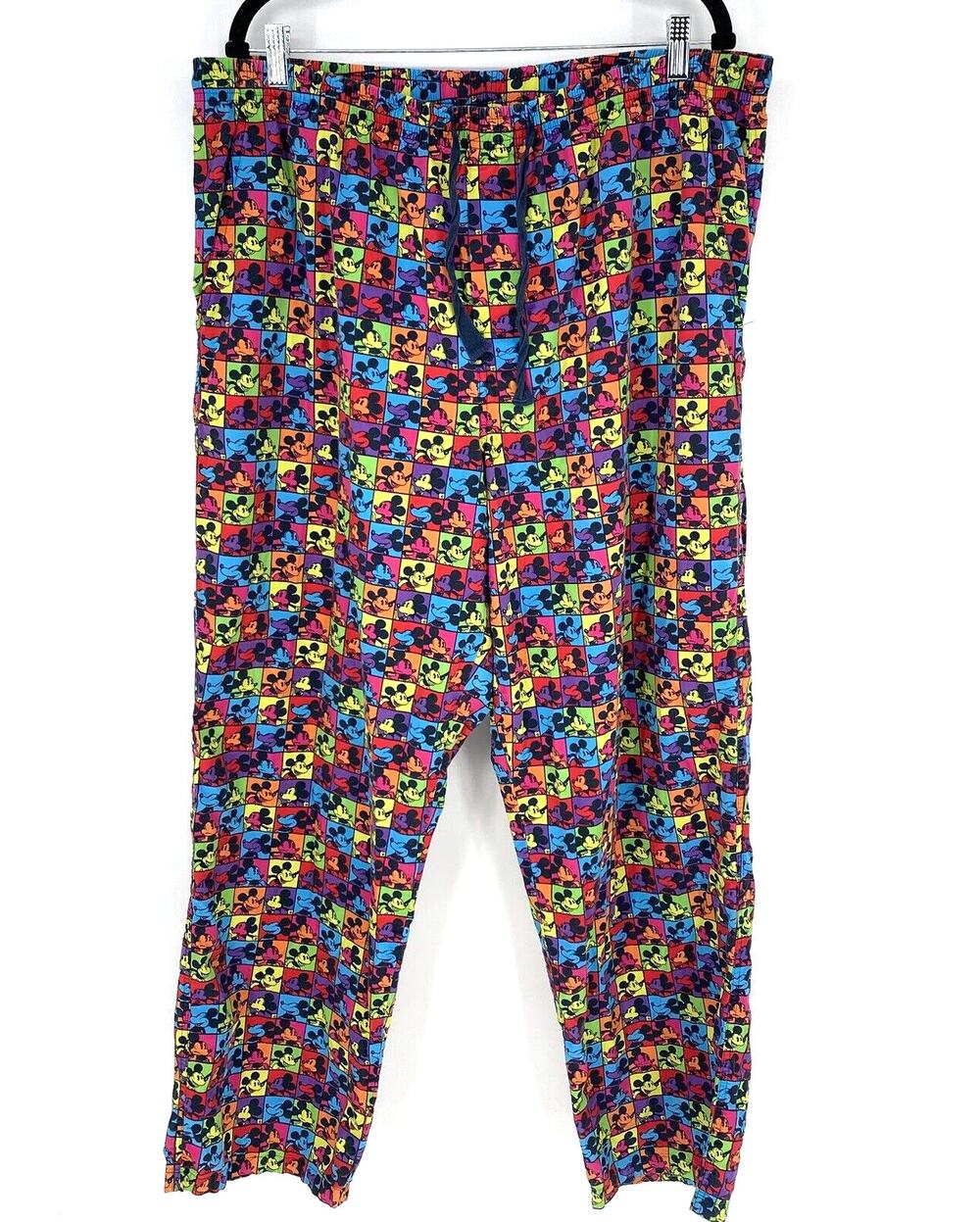Disney Parks Mickey Mouse Scrub Pants Adult XXL Colorful Medical Nursing